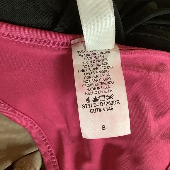 U.O. Elegant Pink, Tan, and Black Size Small Maxi Sleeveless Dress. Preloved - Picture 7 of 8